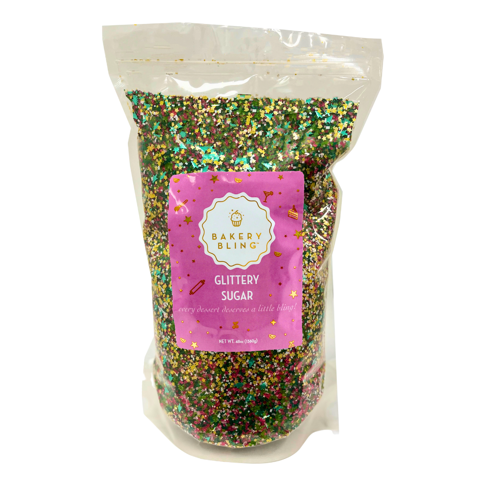 3 lb. Bag - Merry and Bright Glittery Sugar™