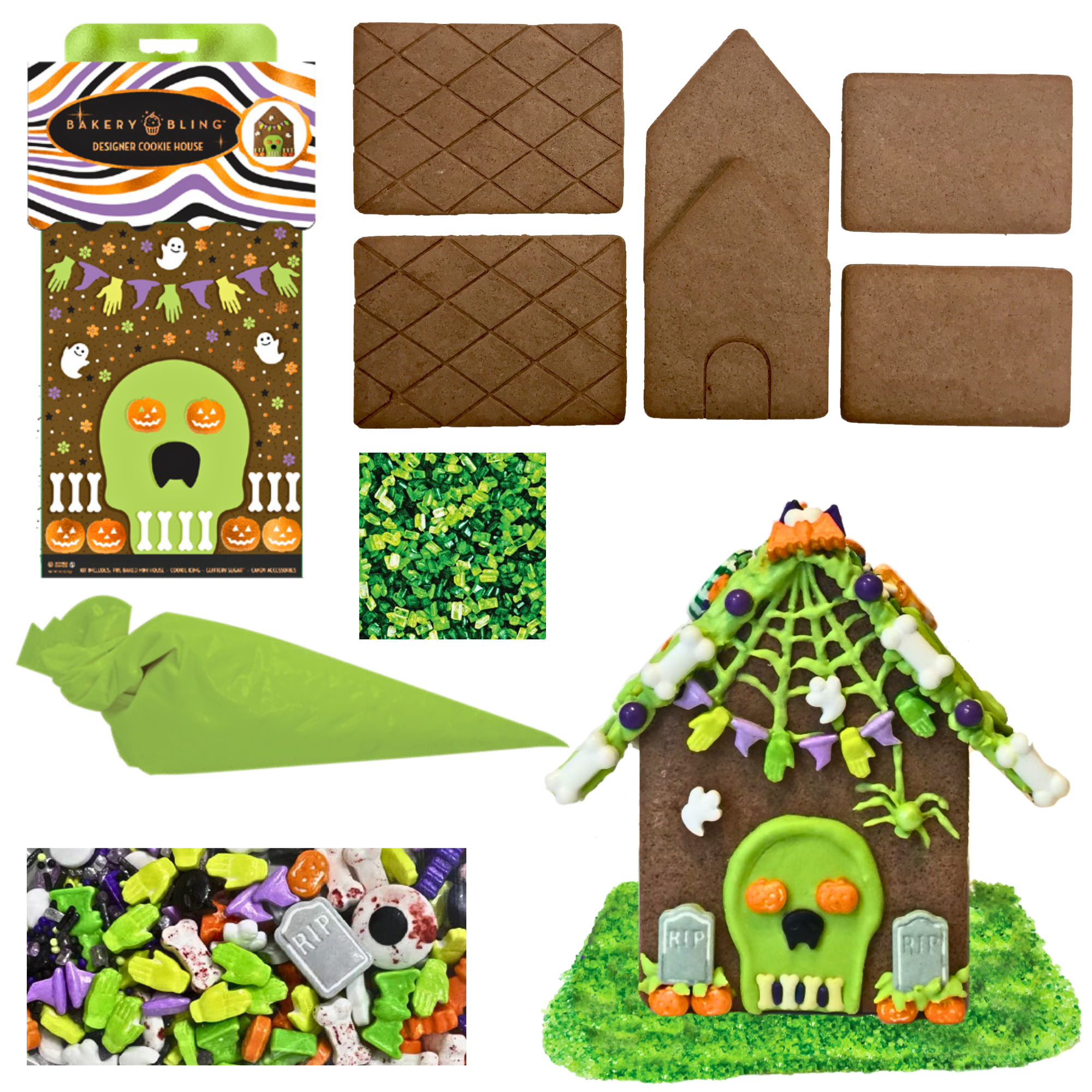 Sugar Skull Bundle (2 Mini Houses + Cookie Kit)