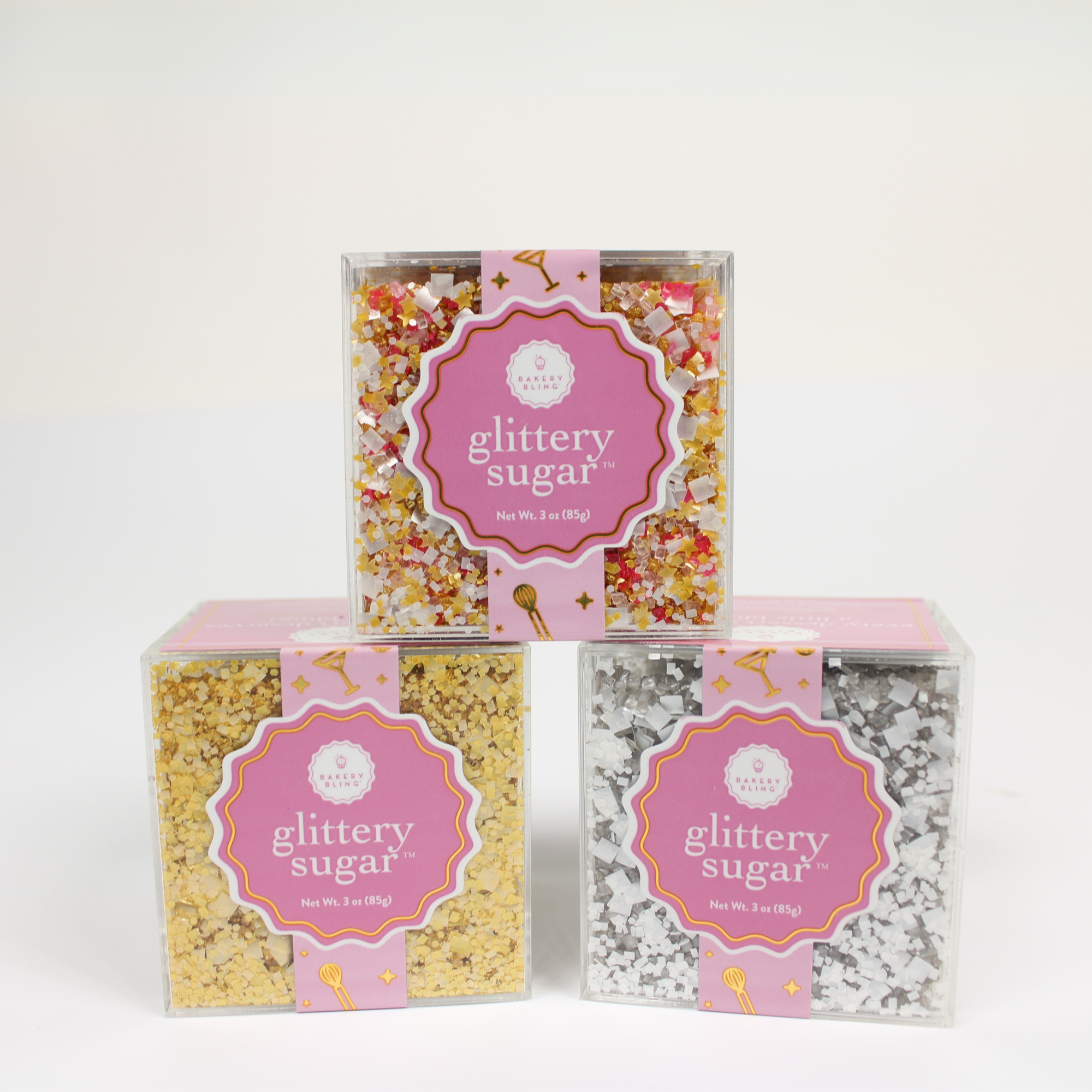 Glamour and Glitz Glittery Sugar™ Trio (Hollywood Hills, Expensive Taste, 5th Ave)