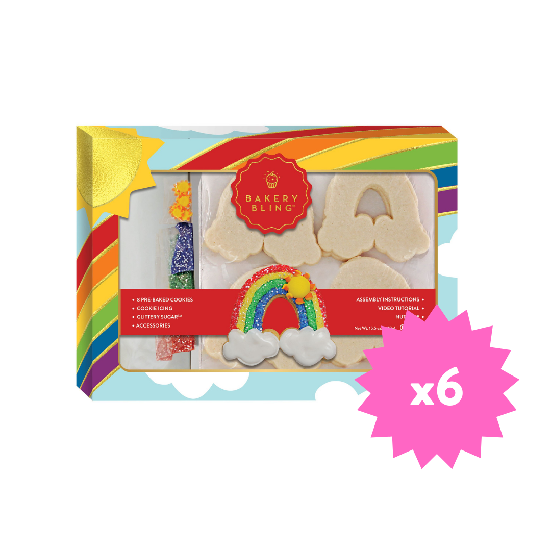 Rainbow Designer Cookie Kit (Bundle of 6)