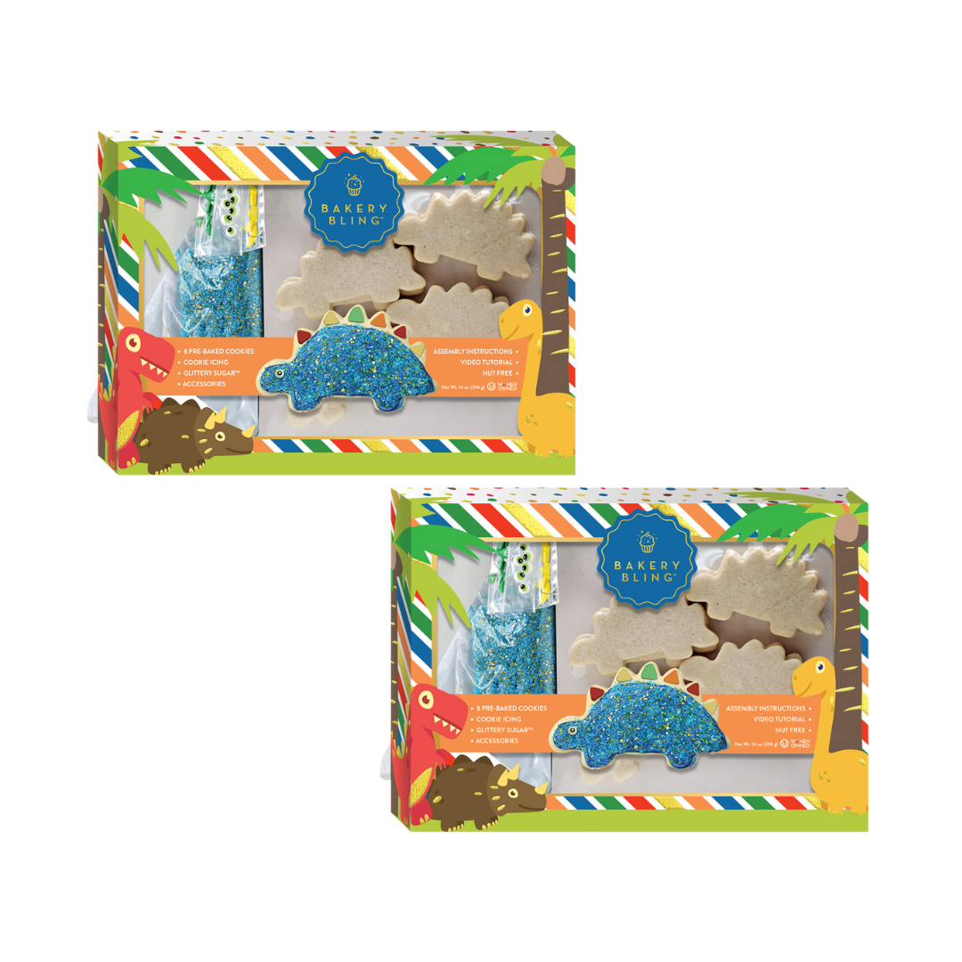 Dinosaur Designer Cookie Kit (Bundle of 2)