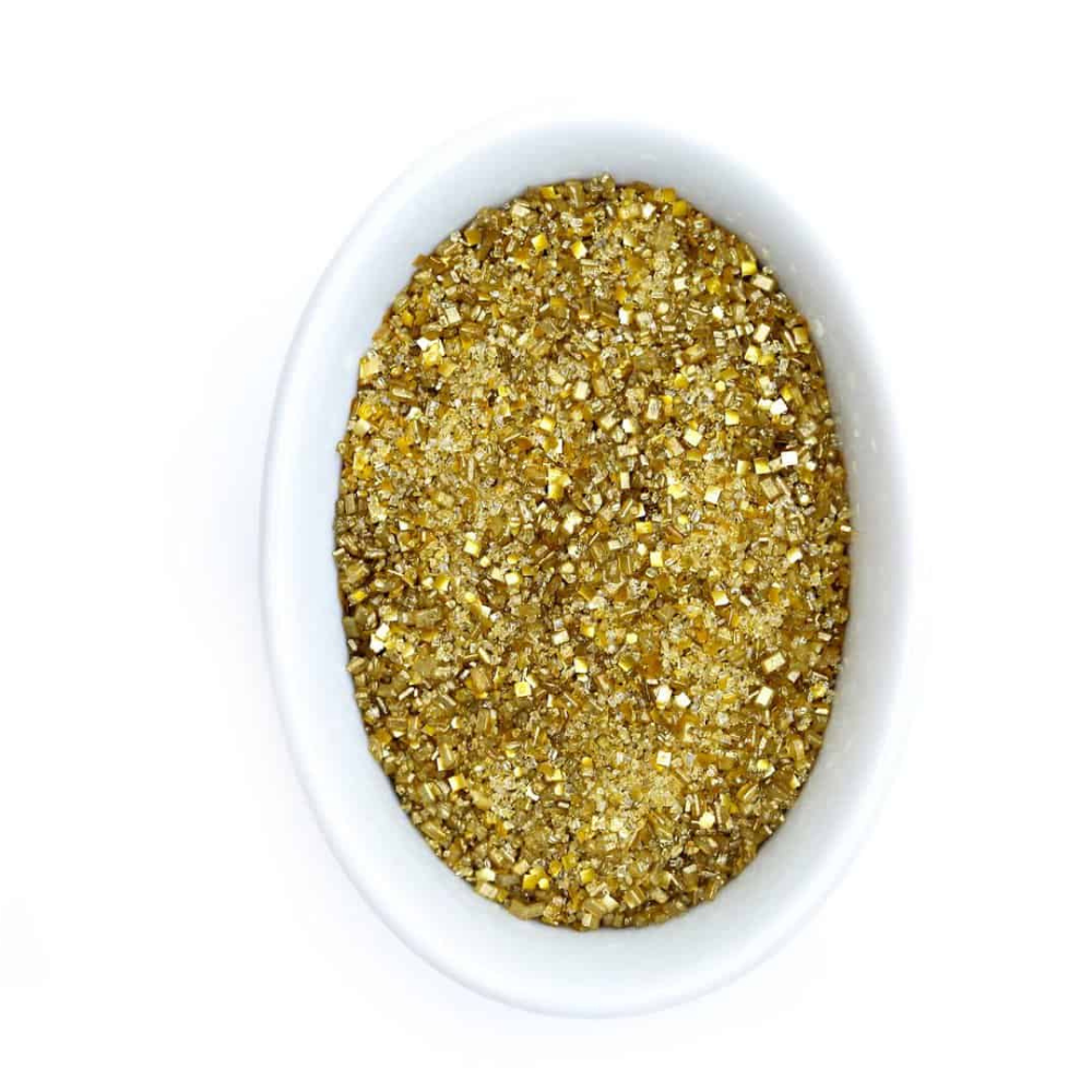 3 lb. Bag - Metallic Gold Glittery Sugar™