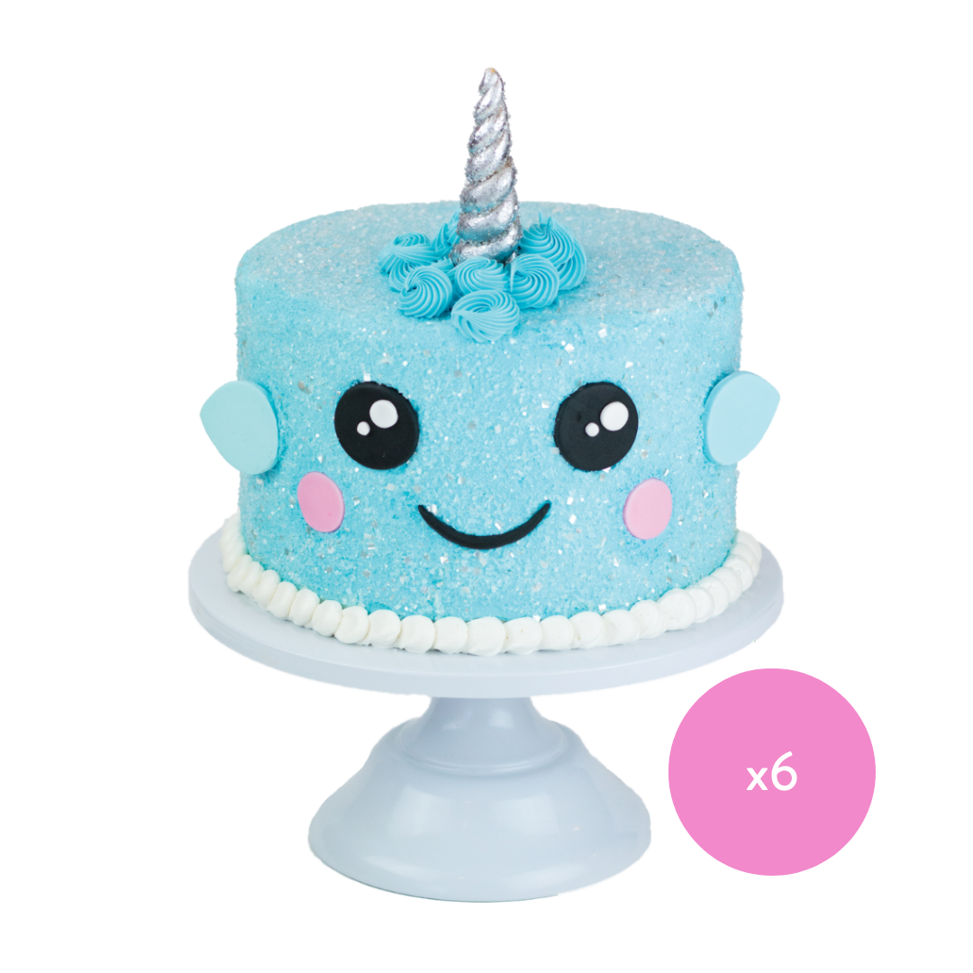 Narwhal Designer Cake Decor - Bulk (Case of 6)