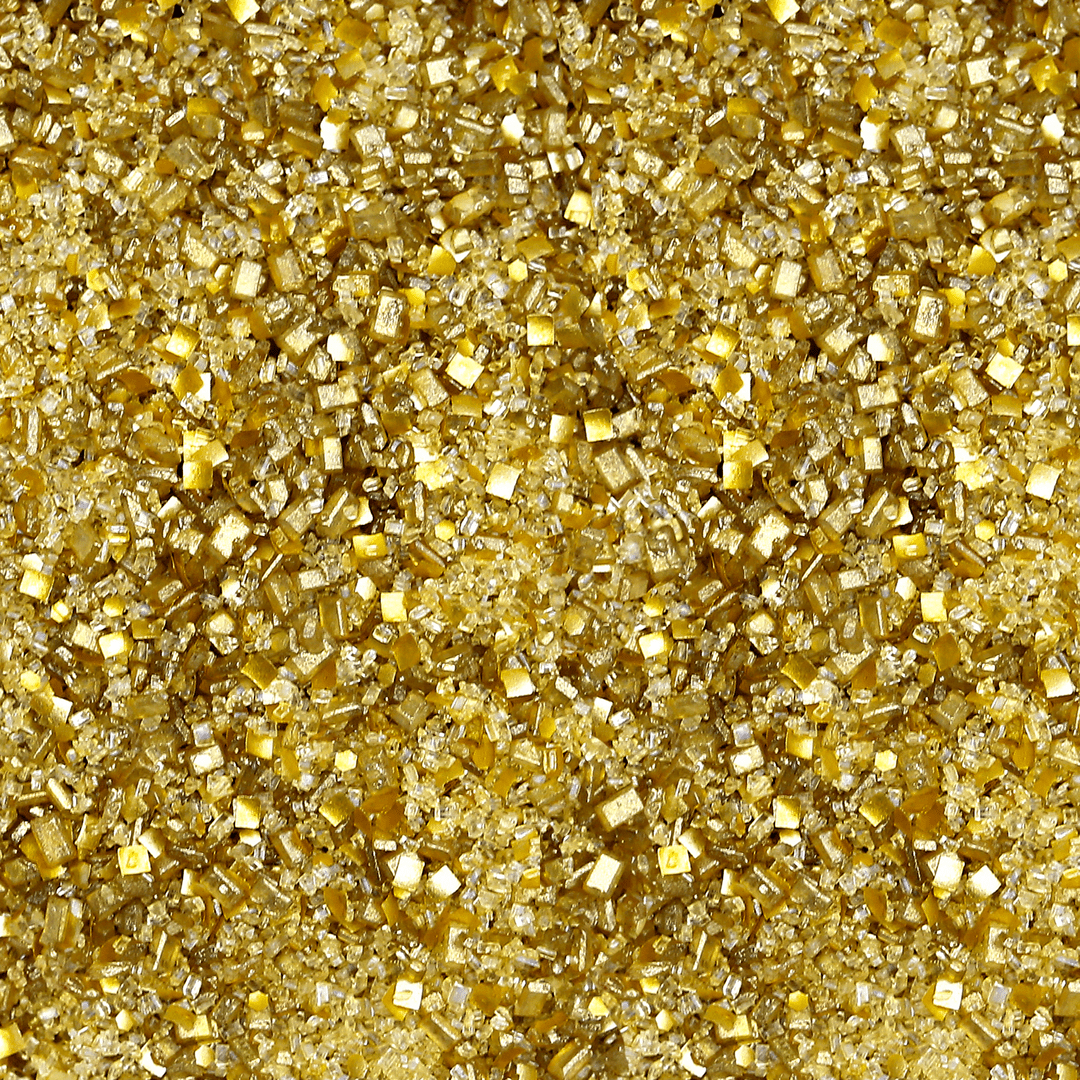 3 lb. Bag - Metallic Gold Glittery Sugar™