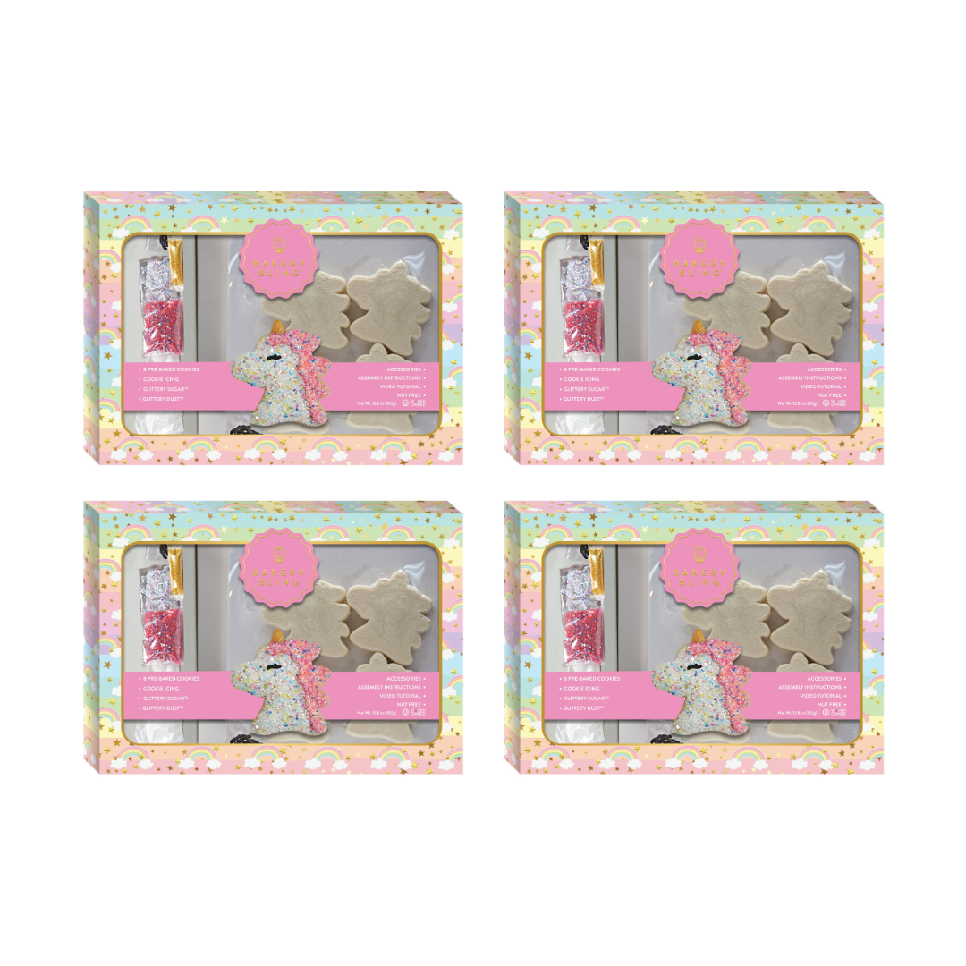 Unicorn Designer Cookie Kit (Bundle of 4)