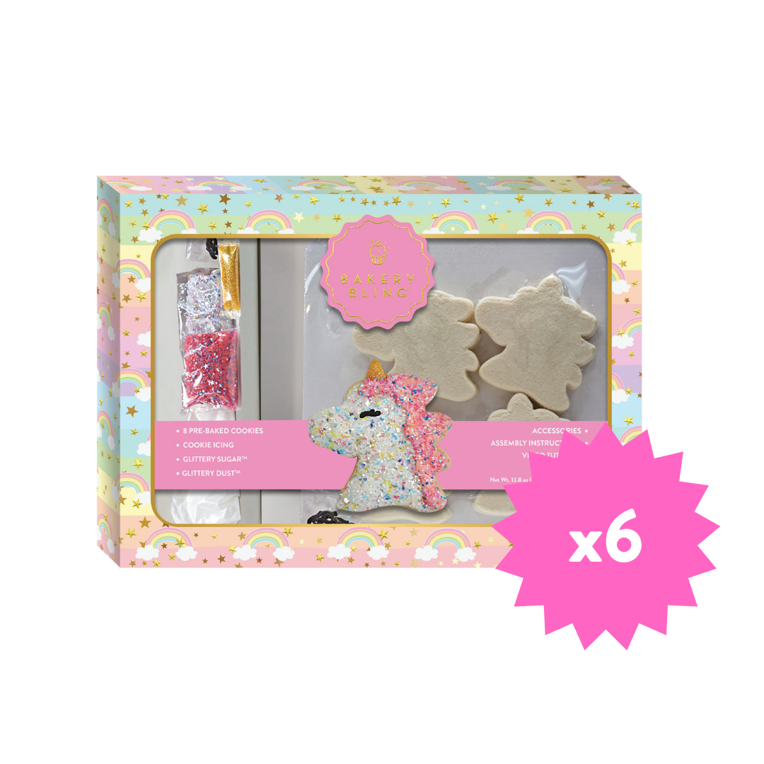 Unicorn Designer Cookie Kit (Bundle of 6)