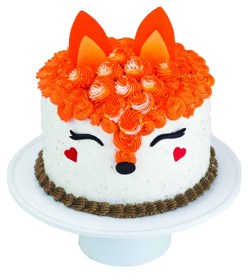Fox Designer Cake Decor