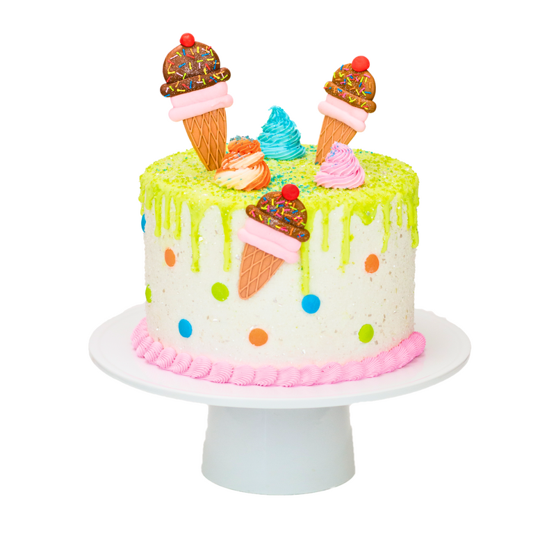 Ice Cream Designer Cake Decor