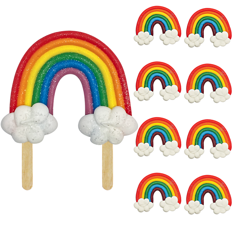 Rainbow Designer Cake Decor