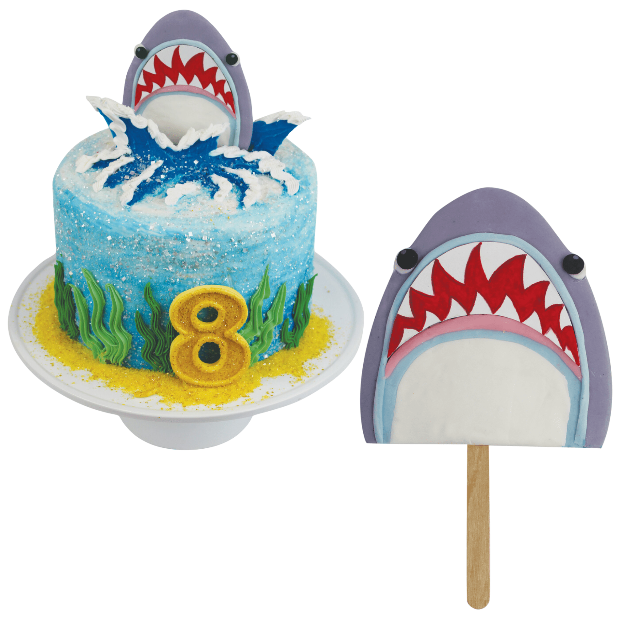 Shark Designer Cake Decor