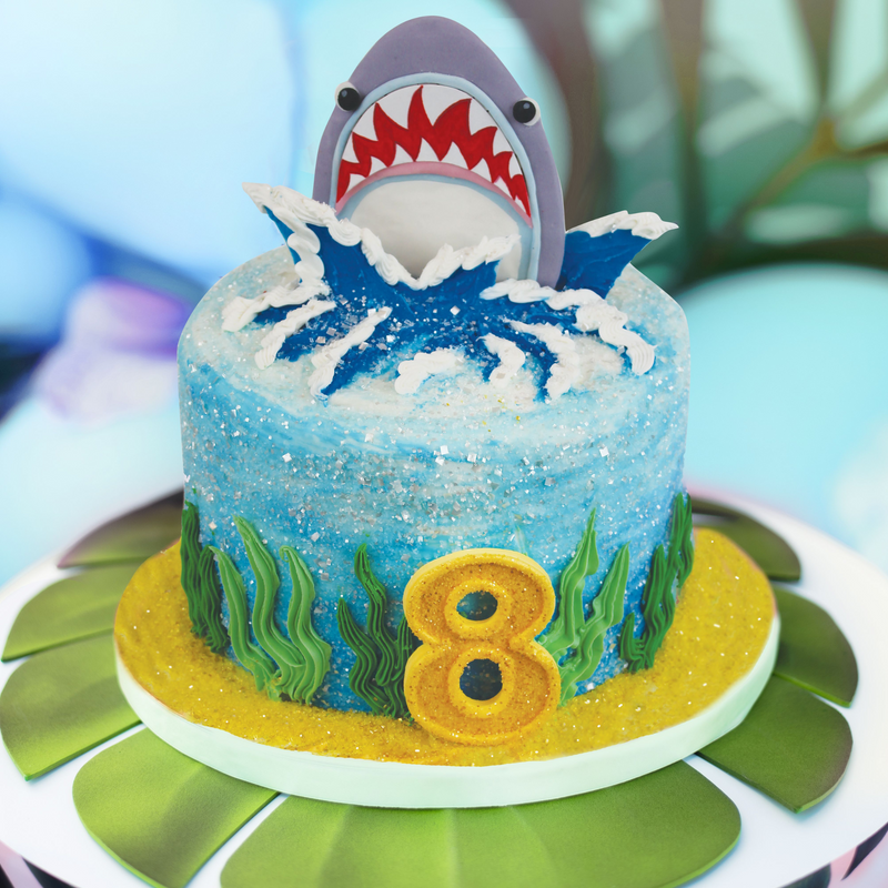 Shark Designer Cake Decor