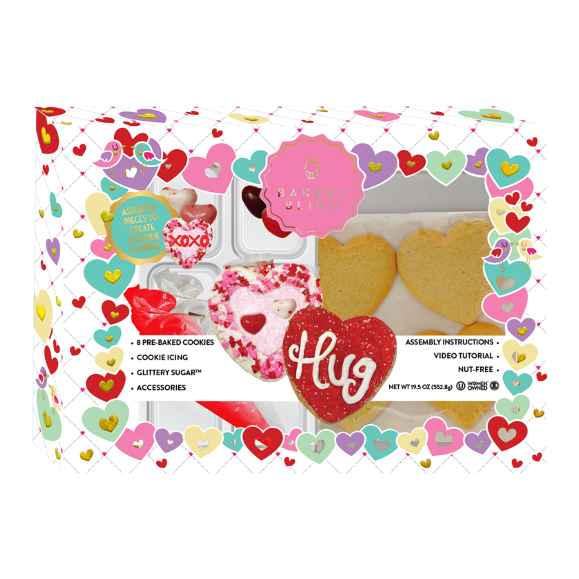 Sugar Heart Designer Cookie Kit