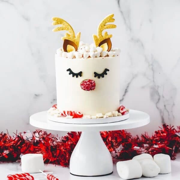 Reindeer Radiance Designer Cake Decor